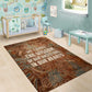We Carry The Wisdom Area Rug Indigenous Spirit Quote Art - African Pride