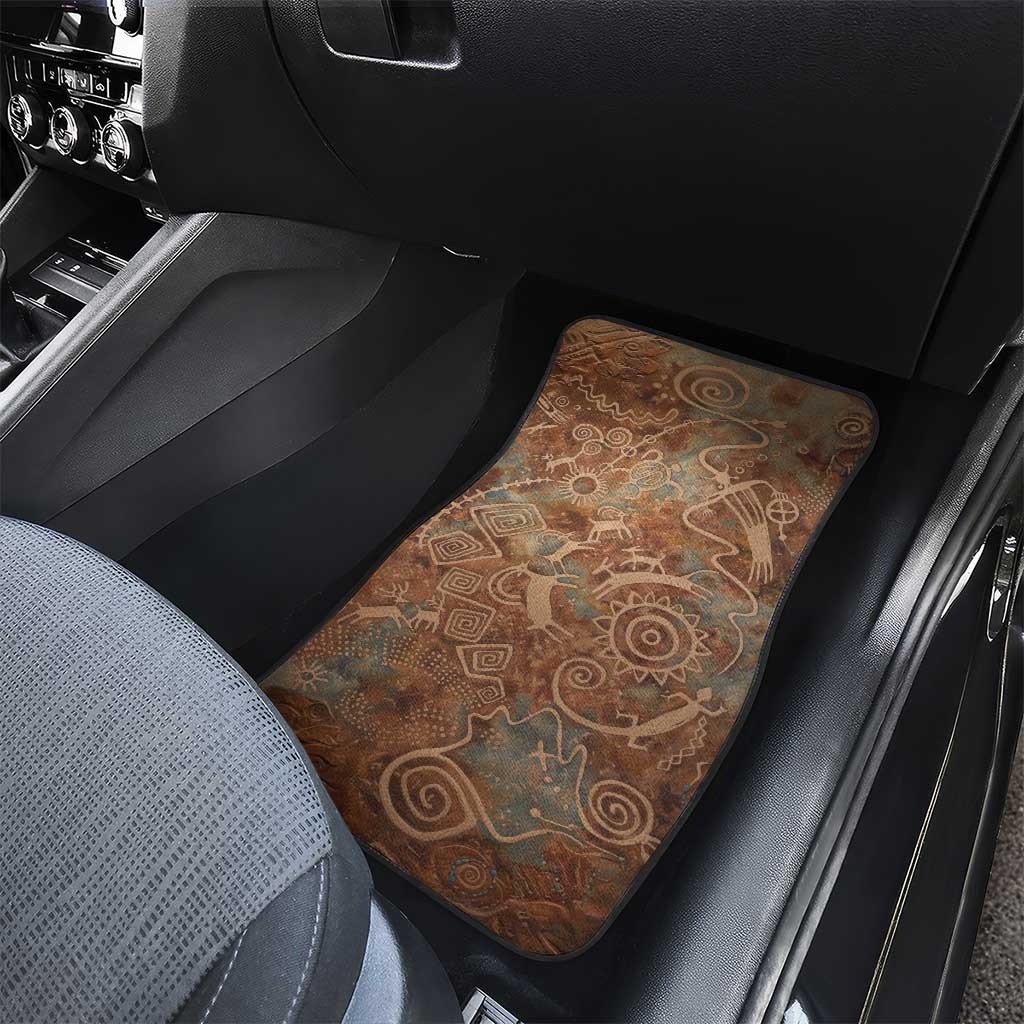 We Carry The Wisdom Car Mats Indigenous Spirit Quote Art - African Pride