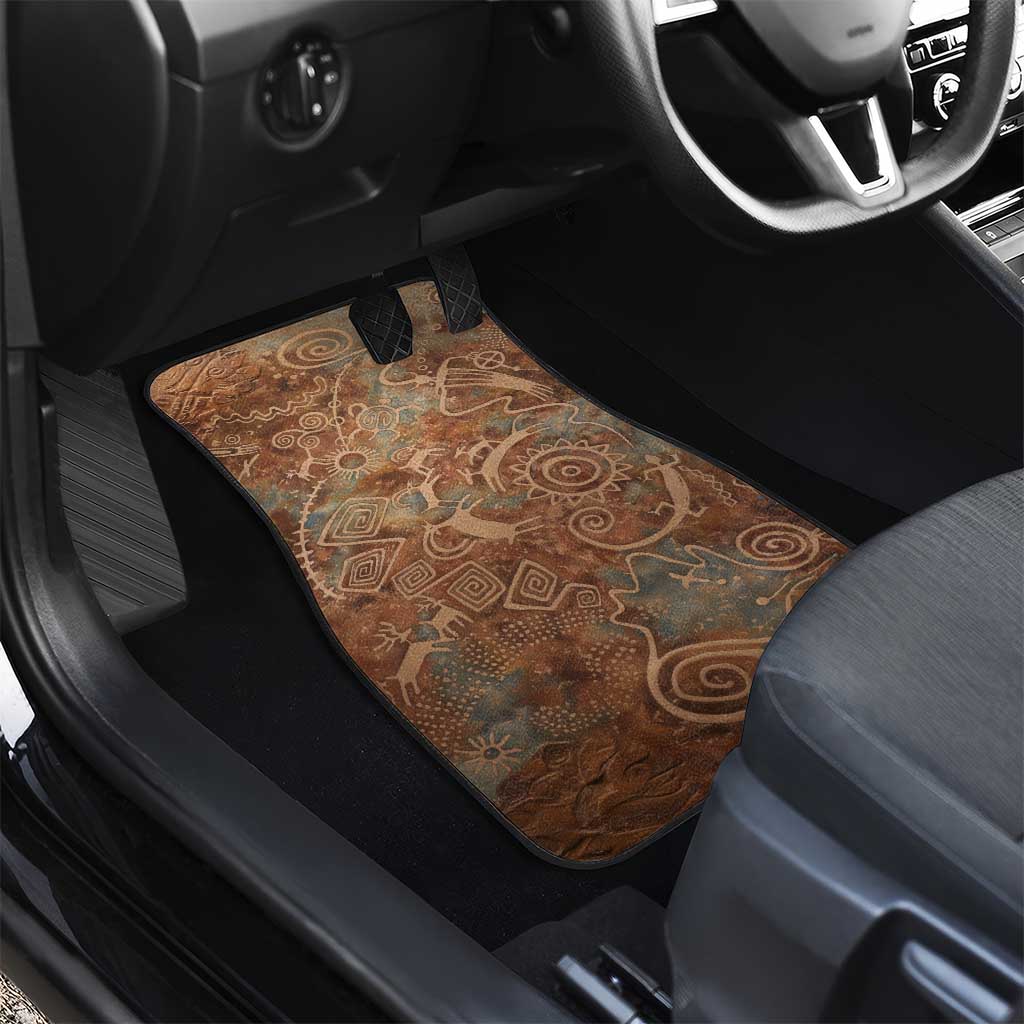 We Carry The Wisdom Car Mats Indigenous Spirit Quote Art - African Pride