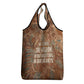 We Carry The Wisdom Grocery Bag Indigenous Spirit Quote Art - African Pride