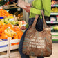We Carry The Wisdom Grocery Bag Indigenous Spirit Quote Art - African Pride