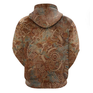 We Carry The Wisdom Hoodie Indigenous Spirit Quote Art - African Pride
