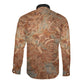 We Carry The Wisdom Long Sleeve Button Shirt Indigenous Spirit Quote Art - African Pride