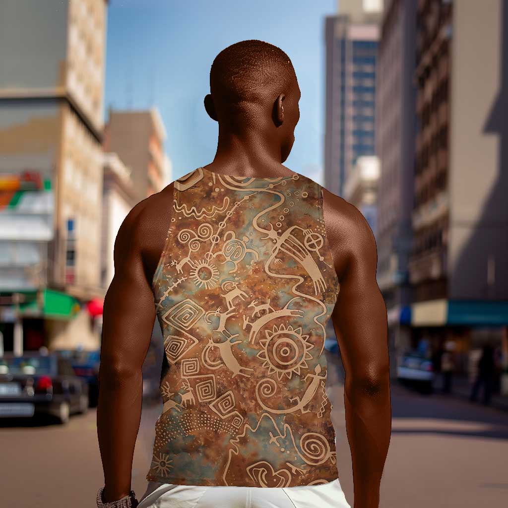 We Carry The Wisdom Men Tank Top Indigenous Spirit Quote Art - African Pride