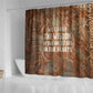 We Carry The Wisdom Shower Curtain Indigenous Spirit Quote Art - African Pride