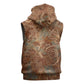We Carry The Wisdom Sleeveless Zip Hoodie Indigenous Spirit Quote Art - African Pride