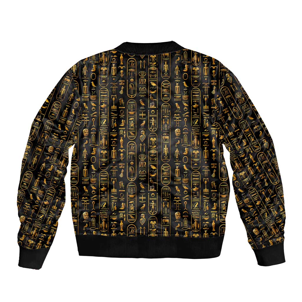 Ankh Horus Scarab Egyptian Bomber Jacket Ancient Egypt - African Spiritual Legacy - African Pride