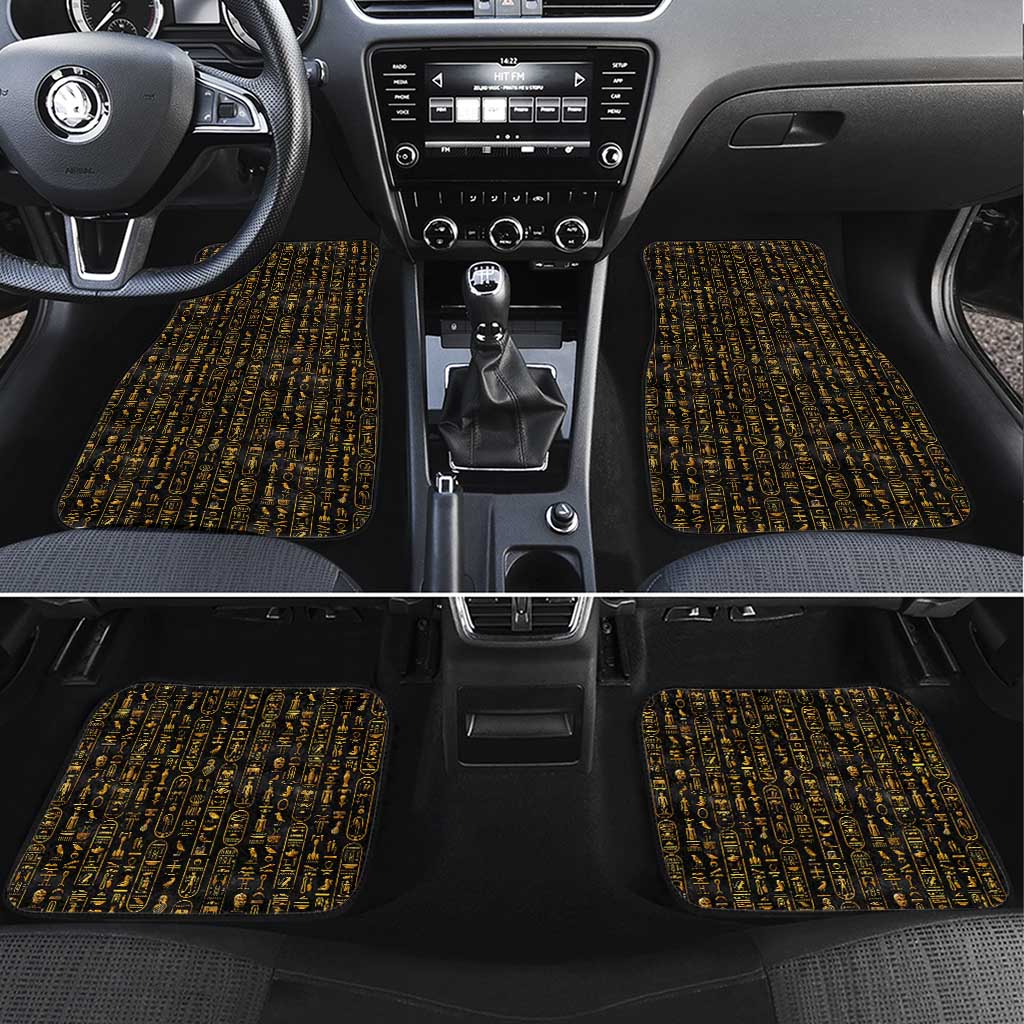 Ankh Horus Scarab Egyptian Car Mats Ancient Egypt - African Spiritual Legacy - African Pride