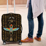 Ankh Horus Scarab Egyptian Luggage Cover Ancient Egypt - African Spiritual Legacy - African Pride