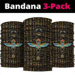 Ankh Horus Scarab Egyptian Neck Gaiter Ancient Egypt - African Spiritual Legacy - African Pride