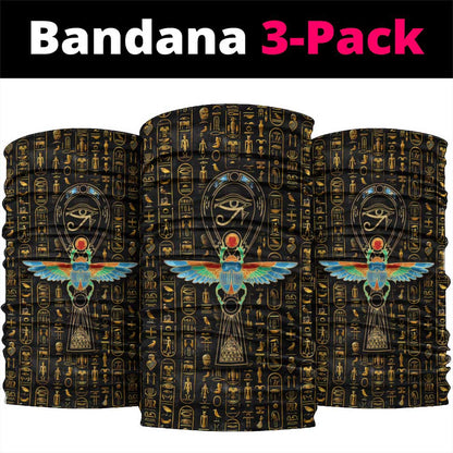 Ankh Horus Scarab Egyptian Neck Gaiter Ancient Egypt - African Spiritual Legacy - African Pride