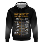 She Built It The World Uses It Hoodie Black Women, Bold Inventions - African Pride