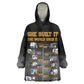 She Built It The World Uses It Kid Wearable Blanket Hoodie Black Women, Bold Inventions - African Pride