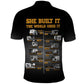 She Built It The World Uses It Polo Shirt Black Women, Bold Inventions - African Pride