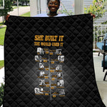 She Built It The World Uses It Quilt Black Women, Bold Inventions - African Pride