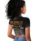 She Built It The World Uses It Raglan Cropped T shirt Black Women, Bold Inventions - African Pride