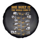 She Built It The World Uses It Spare Tire Cover Black Women, Bold Inventions - African Pride