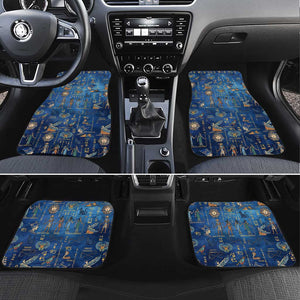 Ancient Egyptian Culture Car Mats Pharaohs Anubis Kemet and Symbolic Motifs - African Pride