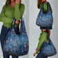 Ancient Egyptian Culture Grocery Bag Pharaohs Anubis Kemet and Symbolic Motifs - African Pride