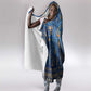 Ancient Egyptian Culture Hooded Blanket Pharaohs Anubis Kemet and Symbolic Motifs - African Pride