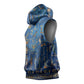Ancient Egyptian Culture Sleeveless Hoodie Pharaohs Anubis Kemet and Symbolic Motifs - African Pride