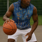Ancient Egyptian Culture Sleeveless Hoodie Pharaohs Anubis Kemet and Symbolic Motifs - African Pride