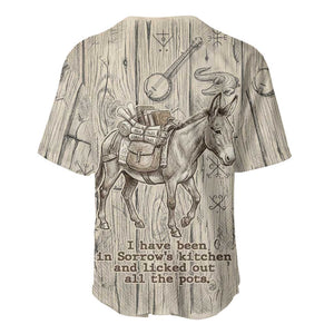 Zora Neale Hurston Baseball Jersey Rustic Wood Engraved Style Illustration Joyful Portrait with Book and Map Donkey - African Pride