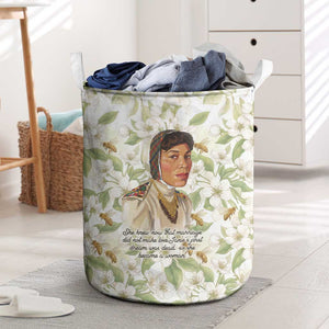 Zora Neale Hurston Laundry Basket Floral Illustration Featuring Janie’s Dream from Their Eyes Were Watching God - African Pride