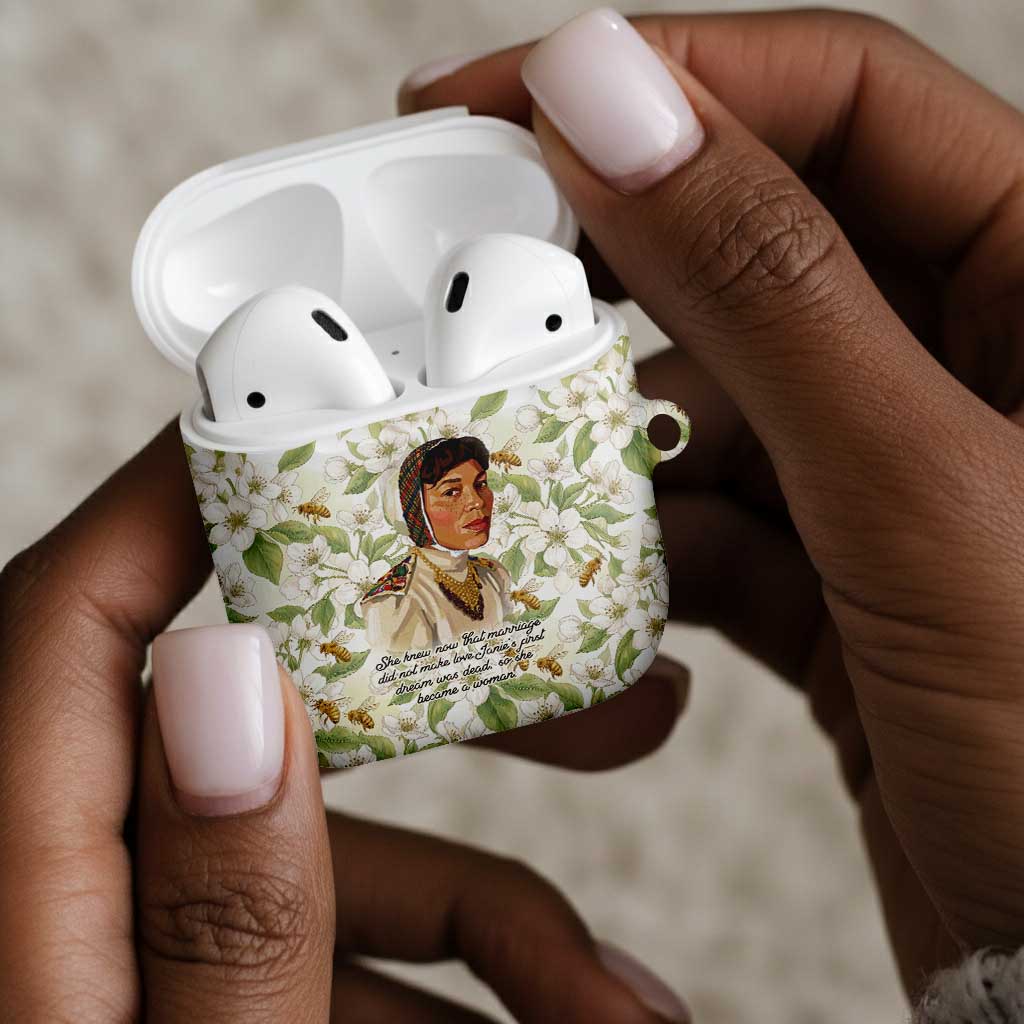 Zora Neale Hurston AirPods Case Floral Illustration Featuring Janie’s Dream from Their Eyes Were Watching God - African Pride