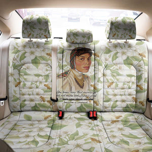 Zora Neale Hurston Back Car Seat Cover Floral Illustration Featuring Janie’s Dream from Their Eyes Were Watching God - African Pride