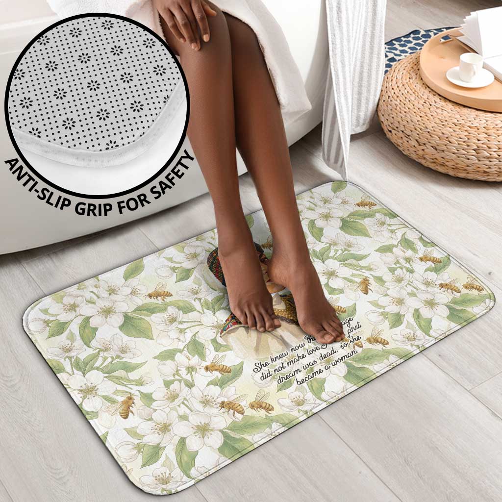 Zora Neale Hurston Bathroom Set Floral Illustration Featuring Janie’s Dream from Their Eyes Were Watching God - African Pride
