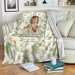 Zora Neale Hurston Blanket Floral Illustration Featuring Janie’s Dream from Their Eyes Were Watching God - African Pride