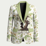 Zora Neale Hurston Blazer Floral Illustration Featuring Janie’s Dream from Their Eyes Were Watching God - African Pride