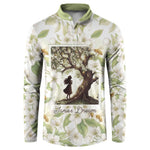 Zora Neale Hurston Button Sweatshirt Floral Illustration Featuring Janie’s Dream from Their Eyes Were Watching God