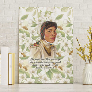 Zora Neale Hurston Canvas Wall Art Floral Illustration Featuring Janie’s Dream from Their Eyes Were Watching God - African Pride