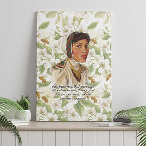 Zora Neale Hurston Canvas Wall Art Floral Illustration Featuring Janie’s Dream from Their Eyes Were Watching God - African Pride