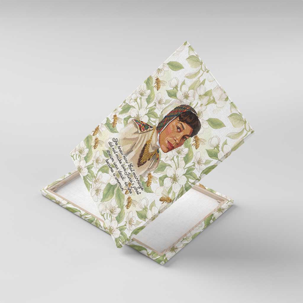 Zora Neale Hurston Canvas Wall Art Floral Illustration Featuring Janie’s Dream from Their Eyes Were Watching God - African Pride