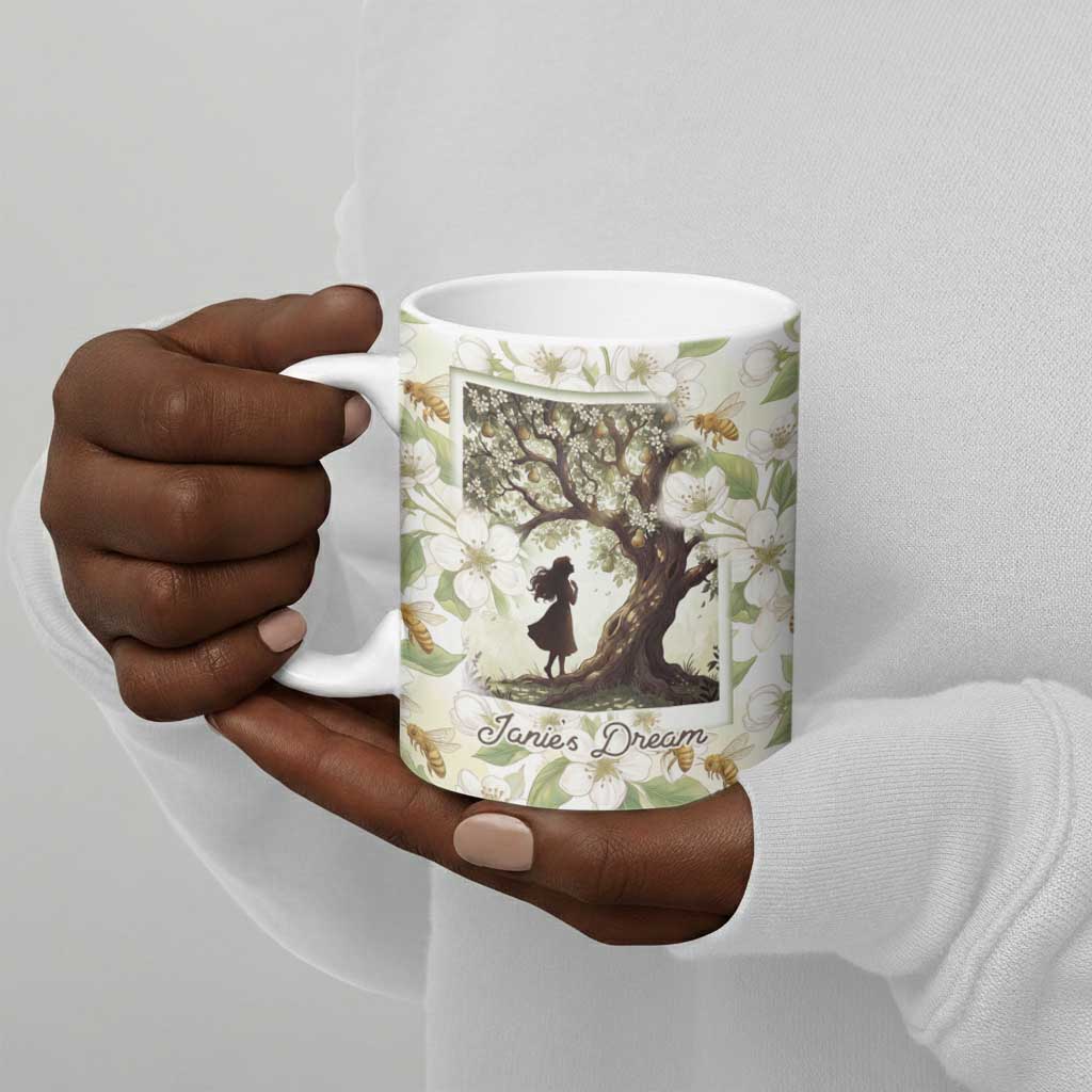 Zora Neale Hurston Ceramic Mug Floral Illustration Featuring Janie’s Dream from Their Eyes Were Watching God - African Pride