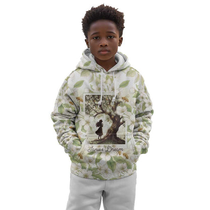Zora Neale Hurston Kid Hoodie Floral Illustration Featuring Janie’s Dream from Their Eyes Were Watching God - African Pride