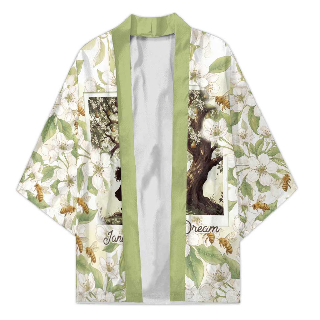 Zora Neale Hurston Kimono Floral Illustration Featuring Janie’s Dream from Their Eyes Were Watching God - African Pride