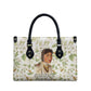 Zora Neale Hurston Leather Bag Floral Illustration Featuring Janie’s Dream from Their Eyes Were Watching God - African Pride