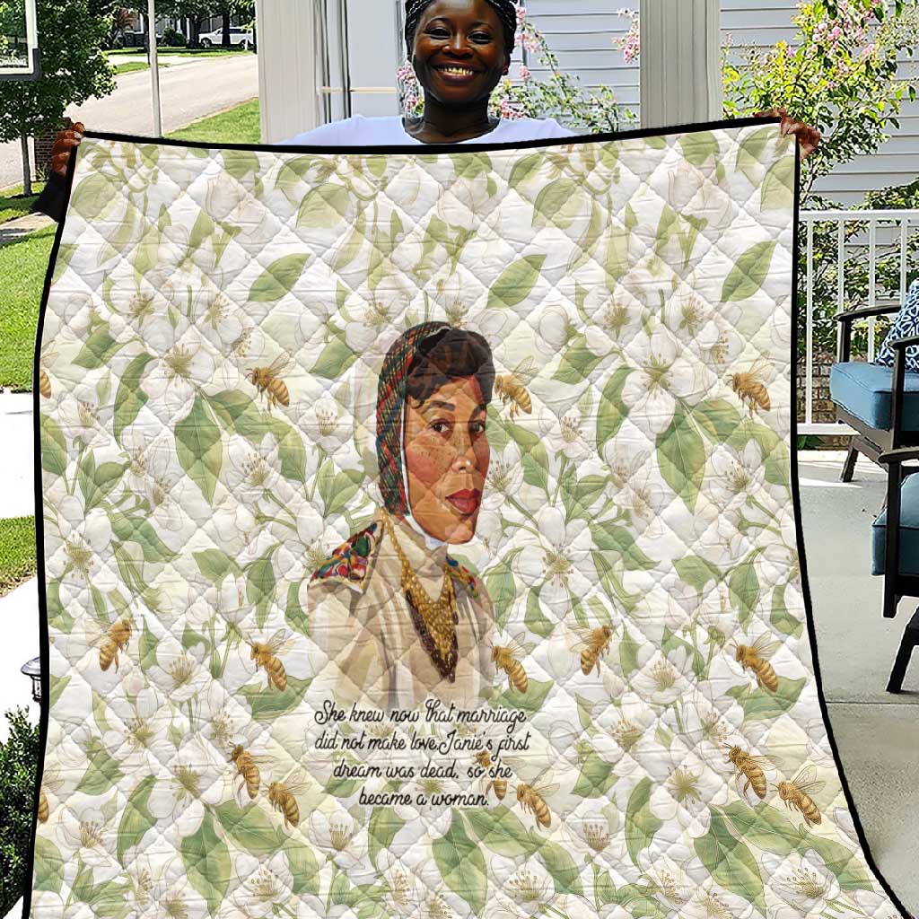 Zora Neale Hurston Quilt Floral Illustration Featuring Janie’s Dream from Their Eyes Were Watching God - African Pride