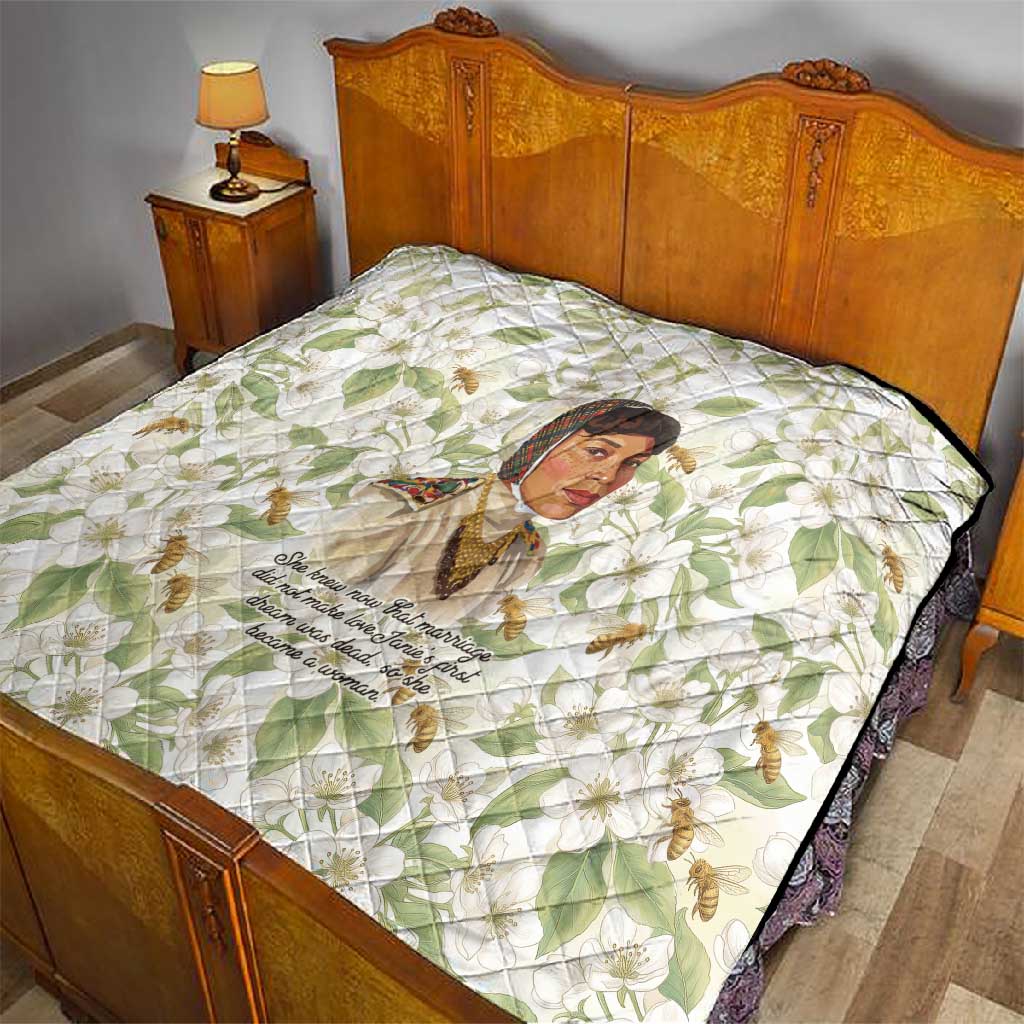 Zora Neale Hurston Quilt Floral Illustration Featuring Janie’s Dream from Their Eyes Were Watching God - African Pride