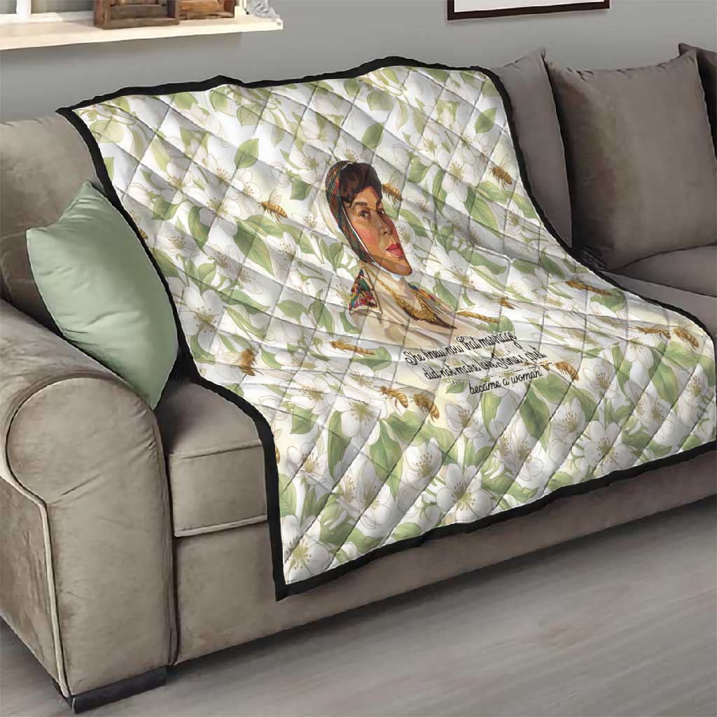 Zora Neale Hurston Quilt Floral Illustration Featuring Janie’s Dream from Their Eyes Were Watching God - African Pride