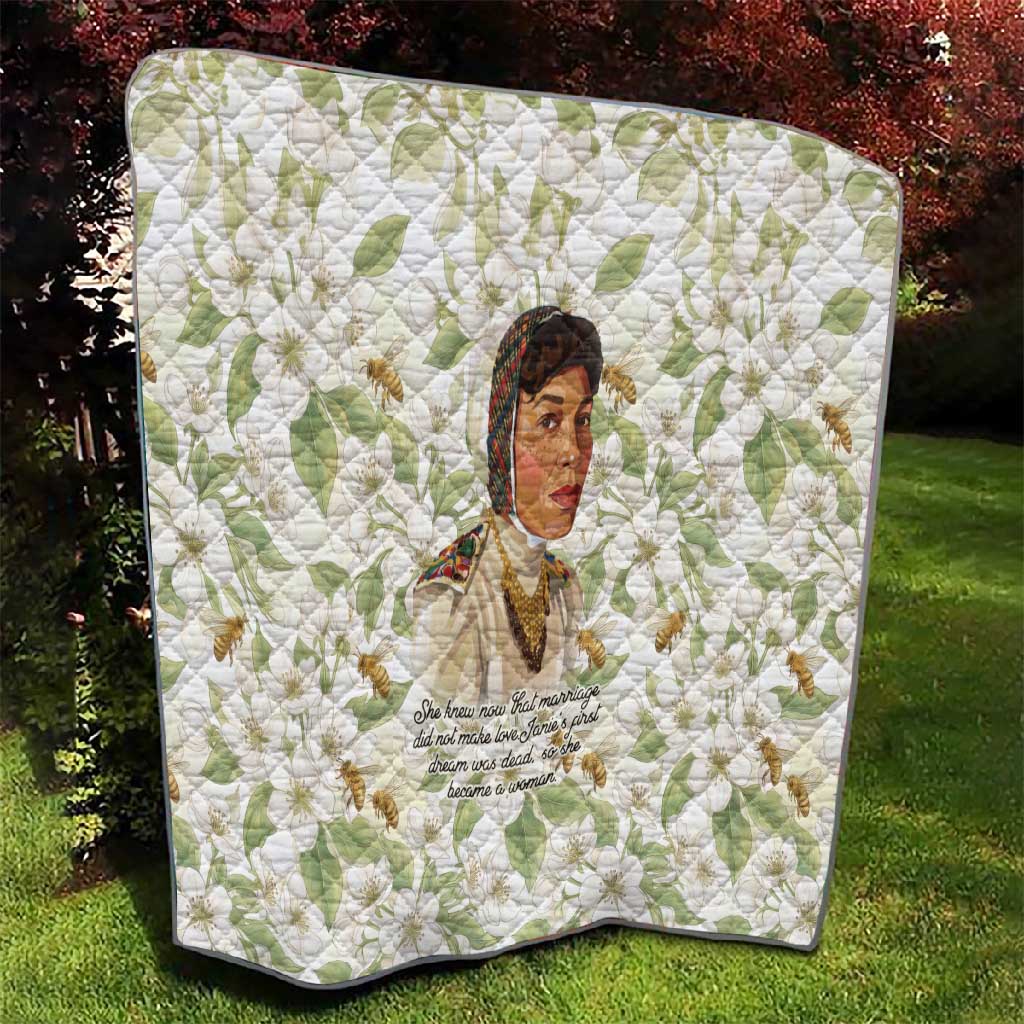 Zora Neale Hurston Quilt Floral Illustration Featuring Janie’s Dream from Their Eyes Were Watching God - African Pride