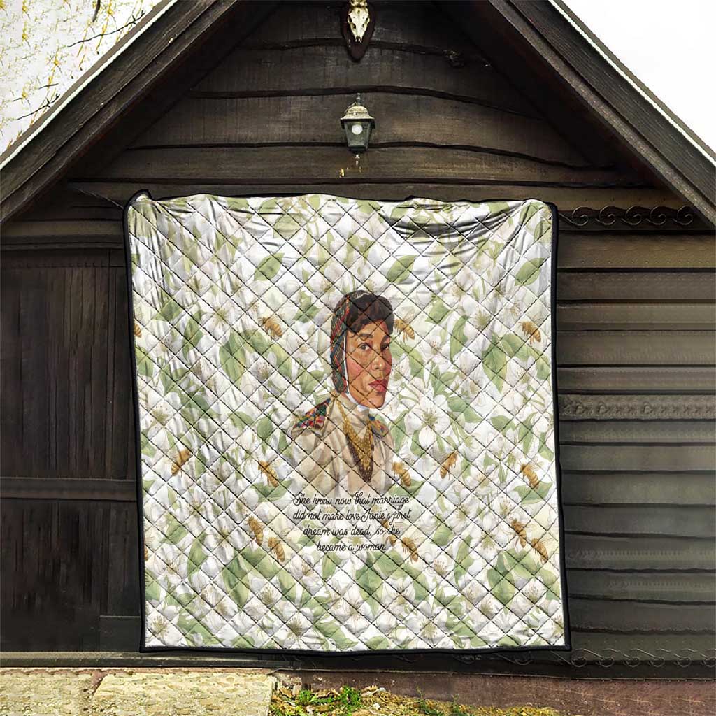 Zora Neale Hurston Quilt Floral Illustration Featuring Janie’s Dream from Their Eyes Were Watching God - African Pride