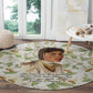Zora Neale Hurston Round Carpet Floral Illustration Featuring Janie’s Dream from Their Eyes Were Watching God - African Pride