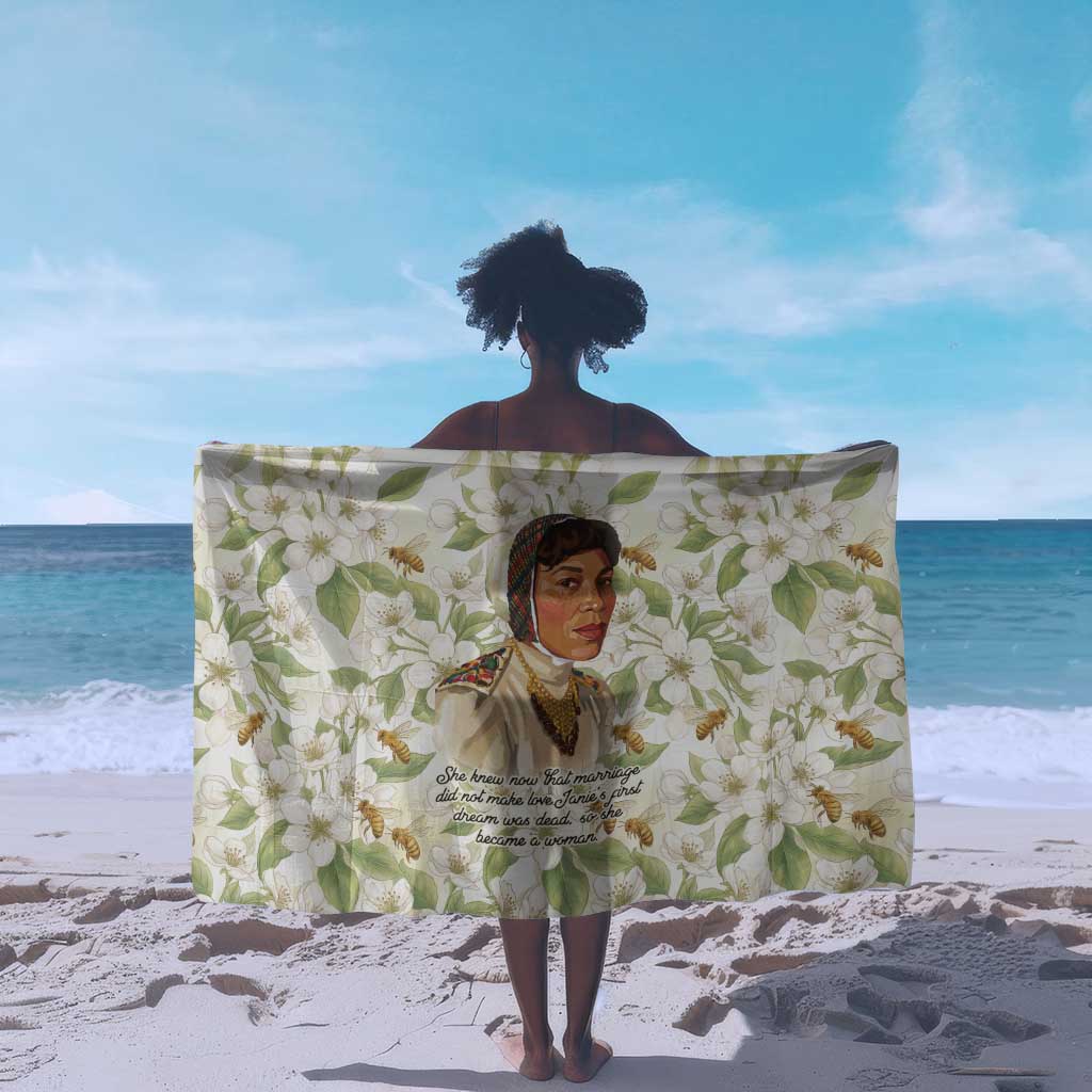 Zora Neale Hurston Sarong Floral Illustration Featuring Janie’s Dream from Their Eyes Were Watching God - African Pride