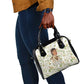 Zora Neale Hurston Shoulder Handbag Floral Illustration Featuring Janie’s Dream from Their Eyes Were Watching God - African Pride