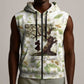 Zora Neale Hurston Sleeveless Zip Hoodie Floral Illustration Featuring Janie’s Dream from Their Eyes Were Watching God - African Pride